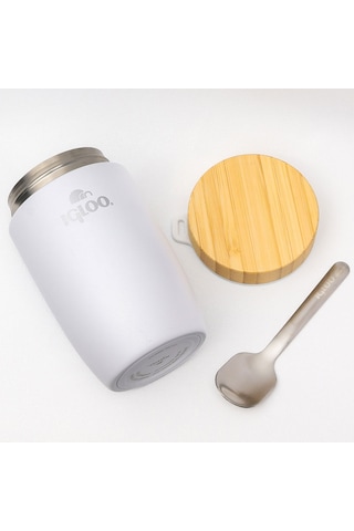 Igloo Bamboo Yemek Termosu 500ml-beyaz Renkli