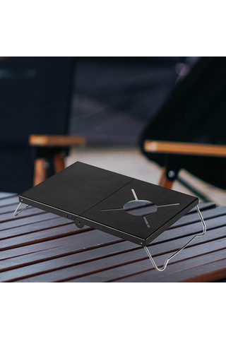 Dolıty Kamp Masası Katlanır Masa Piknik Bacak Sırt Siyah Çok Renkli