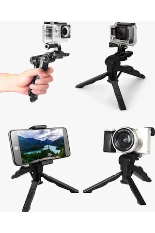 Oem Marka Trp01 Kamera Ve Telefonlar İçin Mini Tripod Siyah