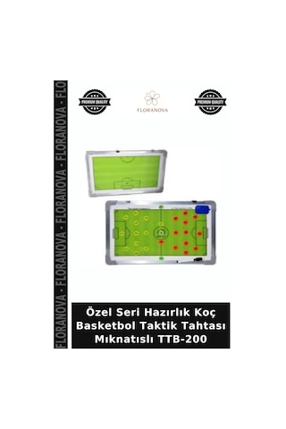 Özel Seri Hazırlık Koç Basketbol Taktik Tahtası Mıknatıslı Ttb-200
