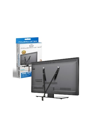 Powermaster 15-75 İnç Lcd Led Tv Ünite Sehba Üzeri Sabitleme Ve Bebek Güvenlik Kemeri Pwr-1575
