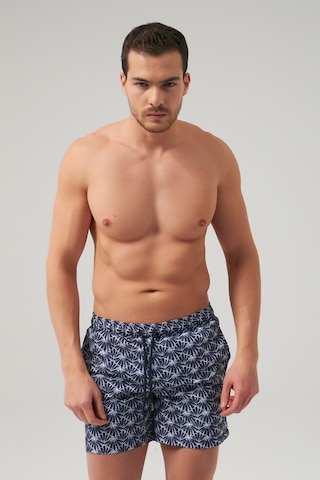 D's Damat Twn Regular Fit Lacivert Baskılı Şort Mayo 8ec62ap03100d