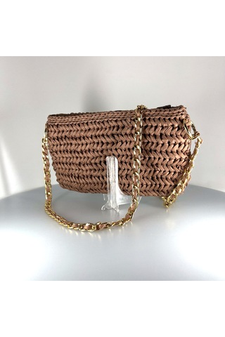 Aysun's Handmade El Örgüsü Kadın Hasır Çanta - 004