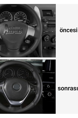 Fiat Tempra Uyumlu Dikmeli Direksiyon Kılıfı Noktalı-soft Siyah