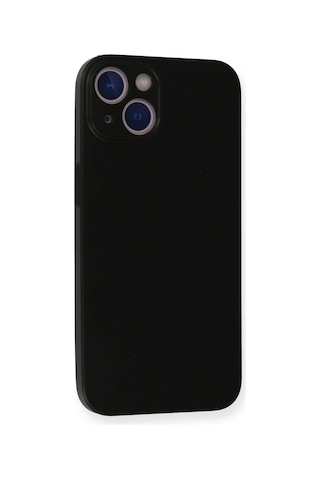 Newface - 344 - iPhone Uyumlu 14 Plus Kılıf Pp Ultra İnce Kapak - Csmo-tex - - Siyah