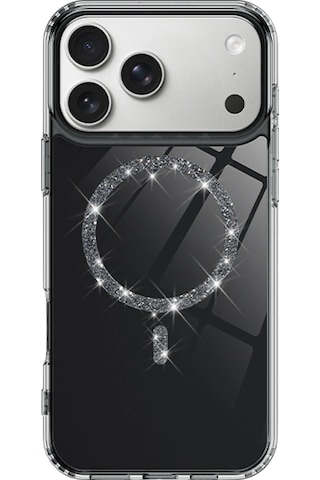 Sptmgldı Newface Apple Apple iPhone Uyumlu 17 Pro Max Live Diamond Magsafe Kapak - Siyah