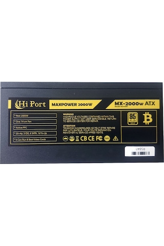 Hiport Maxpower MX-2000W 95+ Gold 2000W Mining Güç Kaynağı