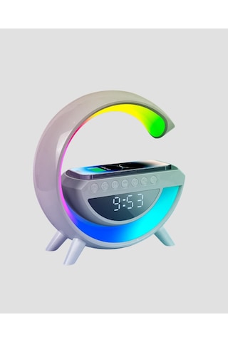 15w Hızlı Şarj Destekli Led Atmosfer Işığı Ve Alarm Fonksiyonlu Lamba