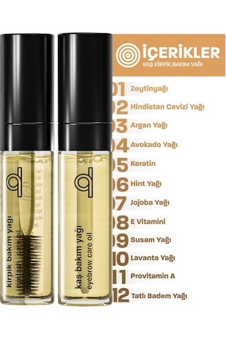 Quality Life Kaş Kirpik Serumu 20 ML + Kaş Kirpik Bakım Yağı Besleyici Uzatıcı 20 ML