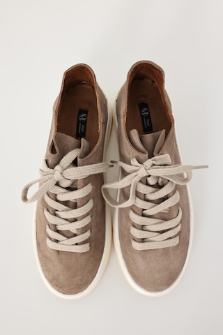 Açık Vizon Deri Sneaker 25210 Açık Vizon