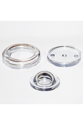 Yapışkanlı Duvar Koruma Stoperi Şeffaf Silikonlu Kapı Kolu Tamponu - 2 Adet