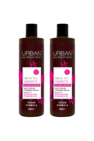 Urban Care Argan Oil & Keratin Kolay Kırılan Yıpranmış Saçlar Saç Bakım Şampuanı 2 x 330 ML Urban Care Argan Oil & Keratin Kolay Kırılan Yıpranmış Saçlar Saç Bakım Şampuanı 2 x 330 ML