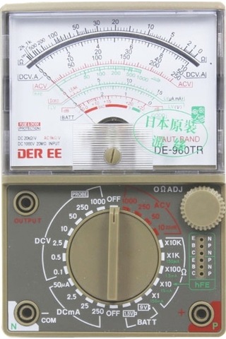 Butuglobal De-960tr Pointer Hassas Yaylı Lcd Ekranlı Mekanik Multimetre