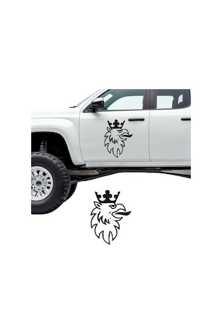 Scania Kartal Traktör Sticker, Kamyon, Tır, Oto Sticker 25x19-sağ Sol Takım 25X19 Cm