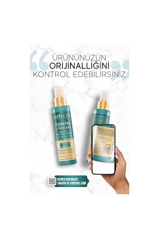 Bioxcin Keratin & Argan Onarıcı Sıvı Saç Bakım Kremi 150 ml - Yıpranmış Ve Hassas Saçlar