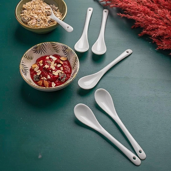 River World Baharat Kaşığı Porselen Renkli