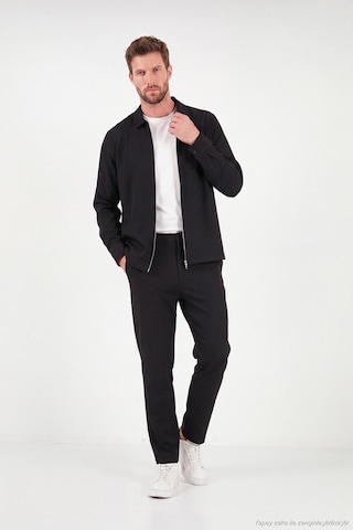 Buratti Regular Fit Belden Bağlamalı Düz Paça Pantolon Erkek Pantolon Cf26w6111111 Siyah
