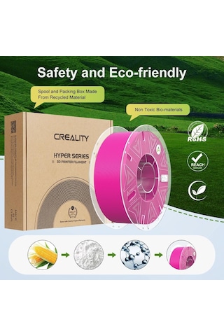 Urhanshop Creality Hyper Pla Rfid Mor Filament 1.75mm 1kg