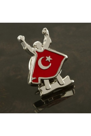 Depomıx Ay Yıldız Yaka Rozet-gümüş Rengi Çok Renkli 06427345