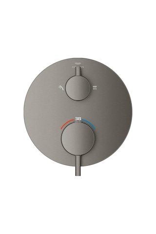 Grohe 24358al0 Ankastre Termostatik Banyo Bataryası Siyah
