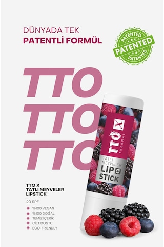 Tto X Tatlı Meyveler Lipstick SPF20