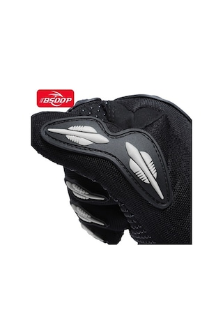 Bsddp Binici Kaymaz Anti-Damla Motosiklet Sürme Eldiveni Siyah