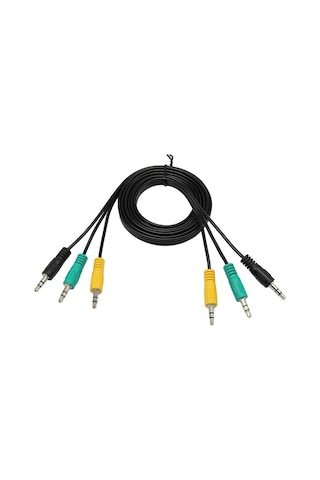 3'lü Stereo Kablo 5.1 Ses Sistemi Kablosu 3'lü Stereo Kablo 5.1 Ses Sistemi Kablosu