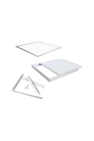 60x60 Led Armatür Sıva Üstü Saç Kasa -- 5 Adet Fiyatıdır Beyaz