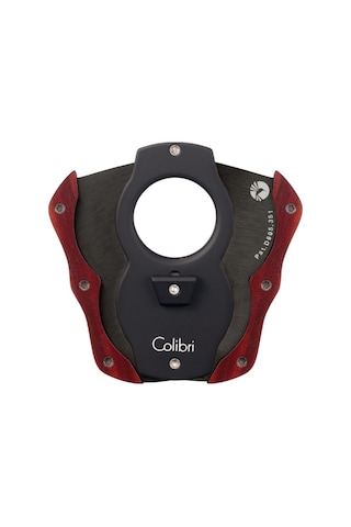 Colibri Wood S-cut Kırmızı - Siyah Puro Makası Kesici