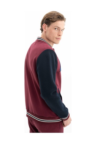 Arma Erkek Şık Tarz Cepli Regular Fit Düğme Kapamalı Kolej Mont Sweatshirt 001