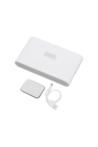 Akıllı Sensörlü Gece Lambası Şarjlı Mıknatıslı Çift Yönlü Hero Led Beril Merdiven Koridor Aydınlatma Siyah