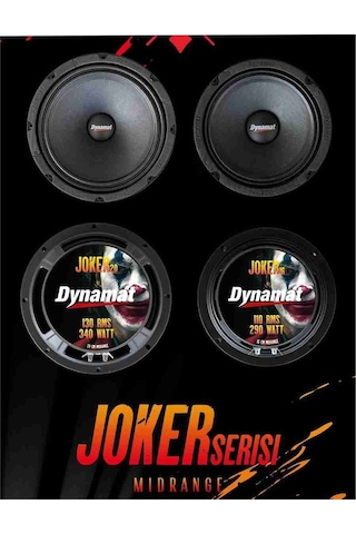 Dynamat 16 Cm Joker Serisi 110w Rms 290w Maksimum 2 Adet Midrange