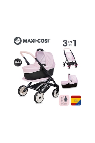 Smoby Maxi-cosi&quinny 3'ü 1 Arada Oyuncak Bebek Arabası - Pembe 253121