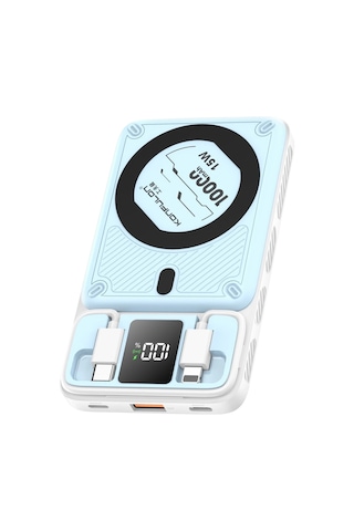 Konfulon M25w 10.000 Mah 20w Pd Magsafe Powerbank Semeglbl - 59 - Mavi