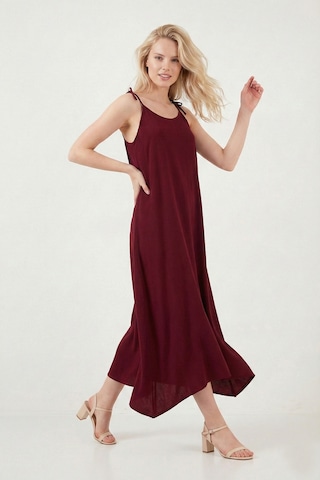 Lela Bayan Elbise 5865732 Bordo Bordo