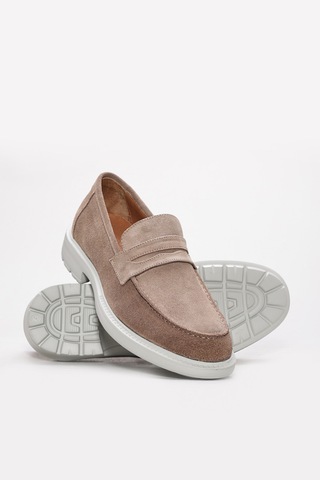 Fast Step Hakiki Deri Erkek Casual Ayakkabı 214ma4091 Kum