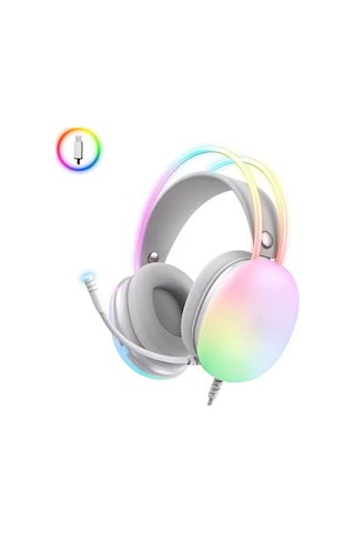 7.1 Rgb Profesyonel Gaming Mikrofonlu Gamer Oyuncu Kulaklığı Usb Pc Ps Xbox Işıklı Rengarenk