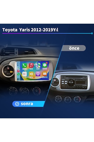 Toyota Yaris 2012-2019 Yıl Multimedya 1-16 Gb Navigasyon