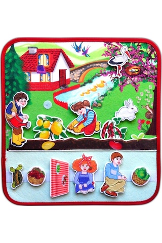 Tox Ilkbahar Keçe Cırtlı Aktivite Sayfası - Çocuk Etkinlik .