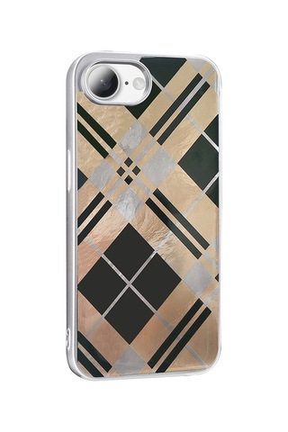 Apple Uyumlu iPhone 16e Kılıf Desenli Zore Mep Kapak Geometrik