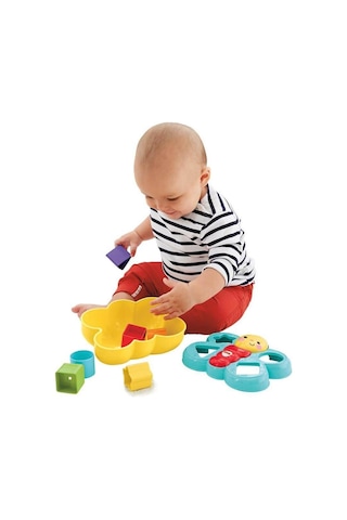 Fisher Price Şekil Eşleştirme Arkadaşı Kelebek - Eğitici Bebek Oyuncağı 6+ Ay