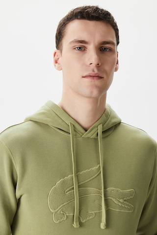Lacoste Relaxed Fit Men's Hoodie Sweatshirt Erkek Kapüşonlu Sweatshirt Haki Haki