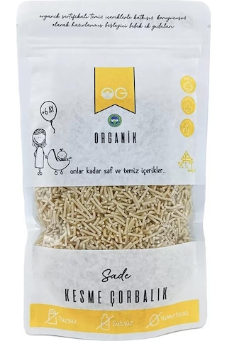 Organik Sade Kesme Çorbalık +6ay 200gr