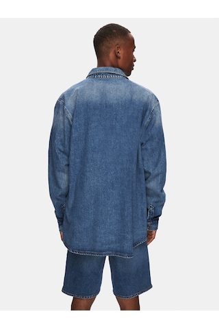 Ltb Steven Oversize Orta Mavi Jean Gömlek Orta Mavi L