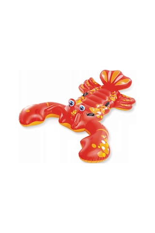 Istakoz Figürlü Tırabzanlı Şişme Deniz Yatağı Çok Renkli