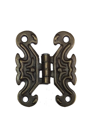 Kelebek Menteşe 10 Adet Antik 33x40 mm Kutu ve Sandık Menteşesi Hobi Maket