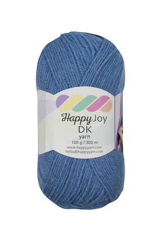 Kürkçü Han Happy Joy 100gr 300m El Örgü İpi İndigo Mavisi Hyj14