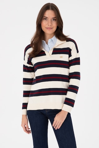 U.S. Polo Assn. U.s. Polo Assn. Kadın Kazak /triko 50314790-vr256 İnci