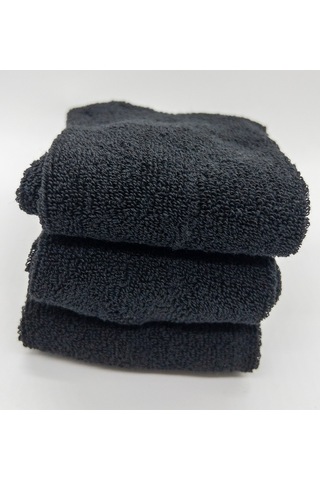 Socks Premium Termal 6 Çift Kadın Siyah Ekstra Kalın Tam Havlu Sıkmayan Lastikli Kışlık Çorap Siyah