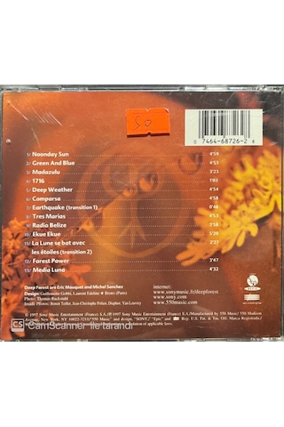 Plak Değildir Cd Dir Cd Deep Forest Iıı Comparsa Cd